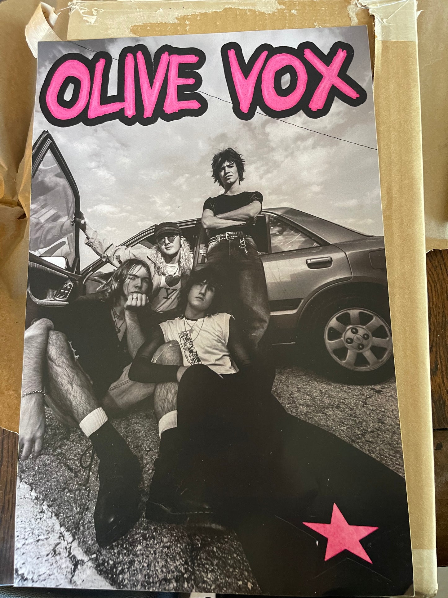 Autographed Olive Vox Poster