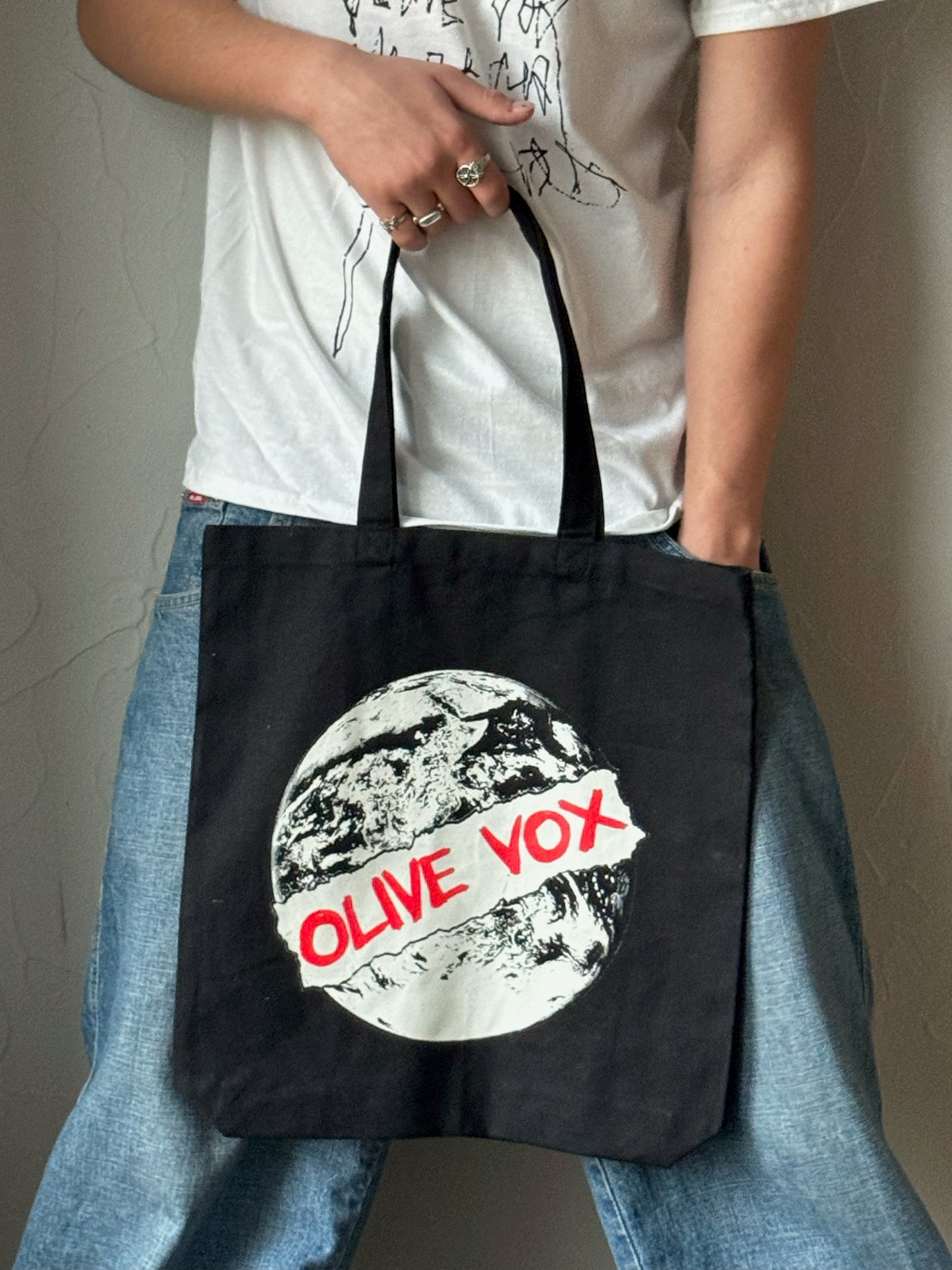 Olive Vox Tote Bag